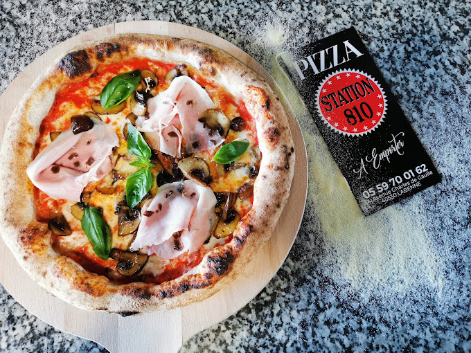 Pizza présentation Station 810 Labenne